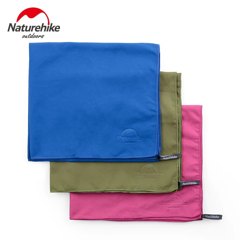 Naturehike Ultralight Compact Microfiber Quick Dry Hiking Camping Towel Fast Drying Travel Hand Face Towel  Swimming Gym Towel
