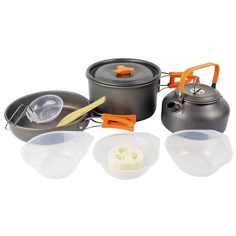 Outdoor Camping Cookware Set for Multi-Person