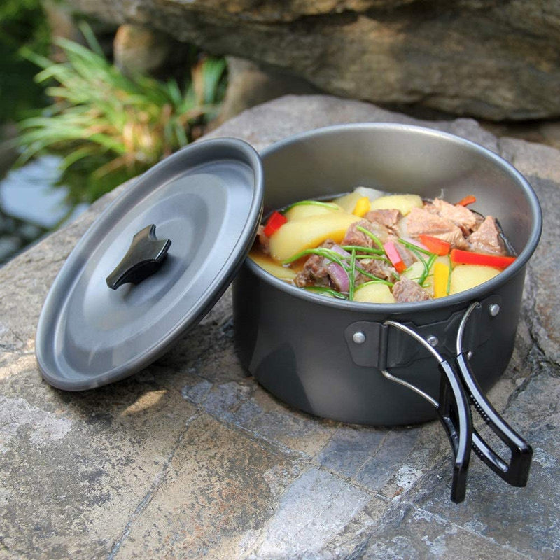 Outdoor Camping Cookware Set for Multi-Person