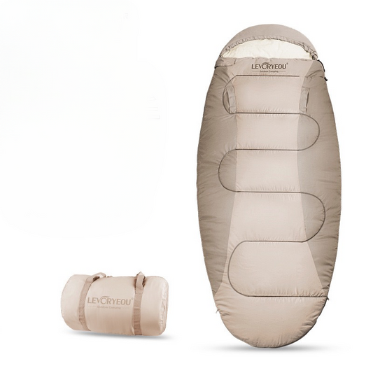 Cotton Egg-Shaped Adult Camping Sleeping Bag for Cold Weather