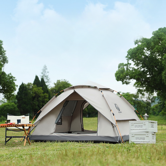 Fully Automatic Spacious Double-layer Camping Tent for 4-5 People